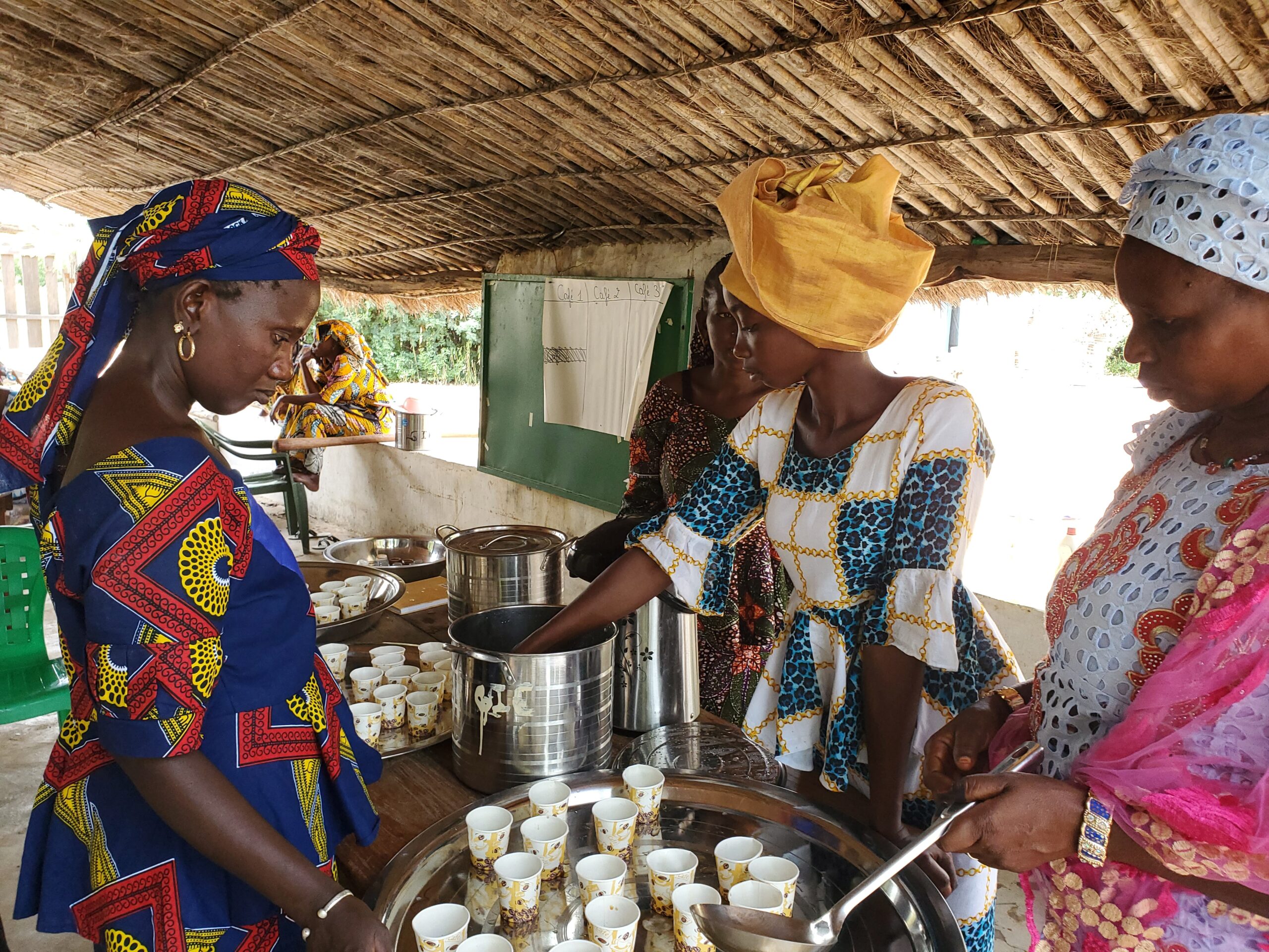 Formation femme GIE transformation café de Baobab